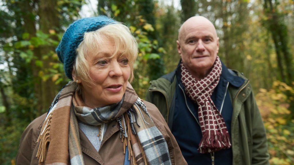 Alison Steadman as Fern and Dave Johns as Dave in 23 Walks, directed by Paul Morrison. Photo: Nick Wall. Copyright: Parkland Entertainment. All Rights Reserved.