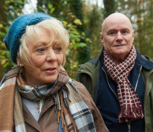 Alison Steadman as Fern and Dave Johns as Dave in 23 Walks, directed by Paul Morrison. Photo: Nick Wall. Copyright: Parkland Entertainment. All Rights Reserved.