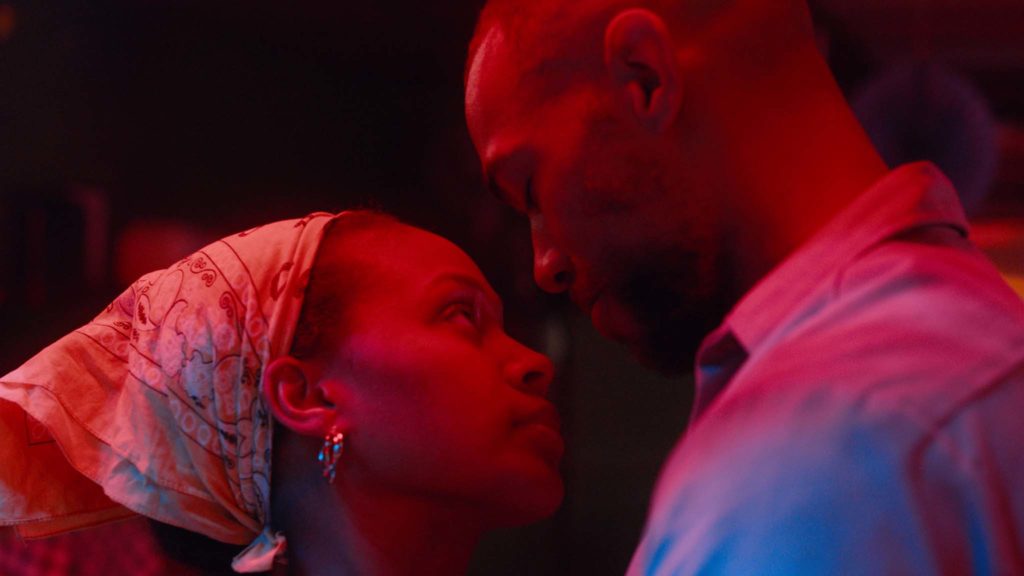 Nicole Beharie as Turquoise Jones and Kendrick Sampson as Ronnie in Miss Juneteenth, directed by Channing Godfrey Peoples. Copyright: Vertigo Releasing. All Rights Reserved.