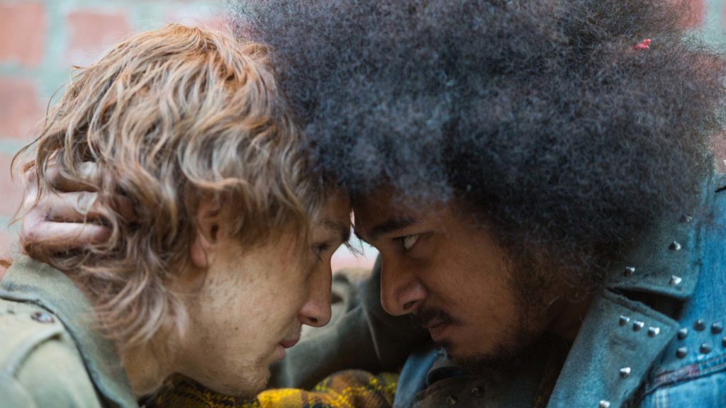 James Matamua as Danny and Haanz Fa'avae-Jackson as Moses in Savage, directed by Sam Kelly. Photo: Christopher Moss. Copyright: Domino Films. All Rights Reserved.