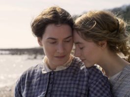 Kate Winslet and Saoirse Ronan star in Ammonite, directed by Francis Lee. Copyright: Lionsgate Films. All Rights Reserved.