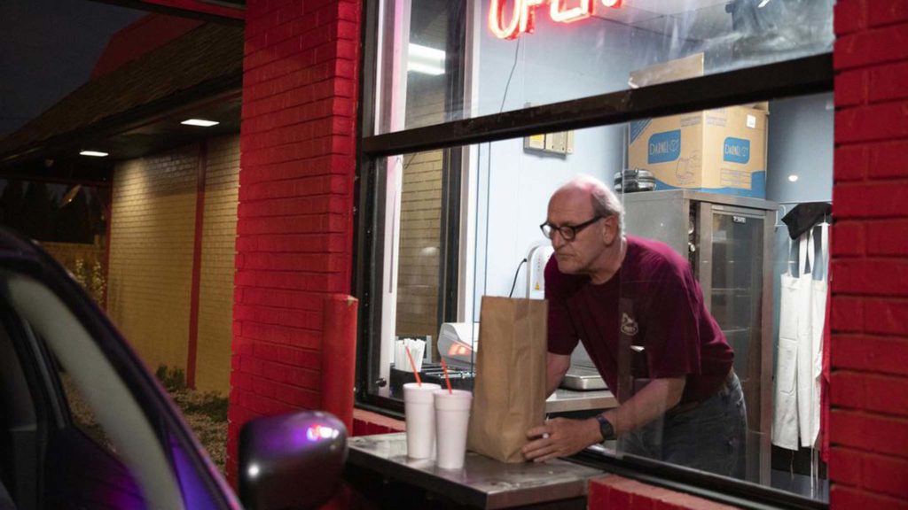 Richard Jenkins as Stanley in The Last Shift, directed by Andrew Cohn. Copyright: Sony Pictures Releasing. All Rights Reserved.