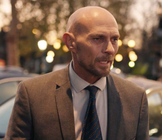 Luke Goss stars in The Loss Adjuster, directed by Vincent Woods. Copyright: Pink Flamingo Films. All Rights Reserved.