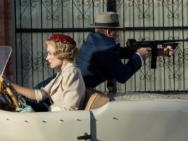 Margot Robbie as Allison Wells and Garrett Hedlund as Perry Montroy in Dreamland, directed by Miles Joris-Peyrafitte. Photo: Ursula Coyote. Copyright: 2018 Dreamland NM, LLC. All Rights Reserved.