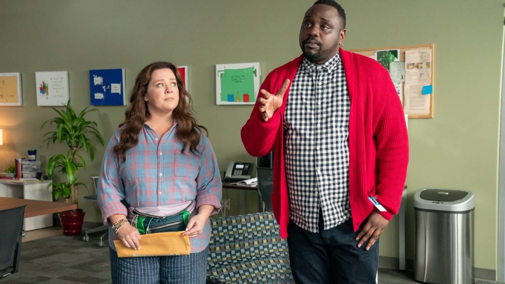 Melissa McCarthy as Carol Peters and Brian Tyree Henry as Dennis in Superintelligence, directed by Ben Falcone. Photo: Hopper Stone. Copyright: 2018 Warner Bros. Entertainment Inc. All Rights Reserved.