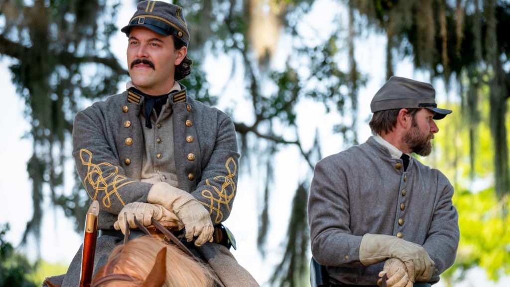 Jack Huston as Captain Jasper in Antebellum, directed by Gerard Bush and Christopher Renz. Photo: Matt Kennedy. Copyright: Lionsgate Films. All Rights Reserved.