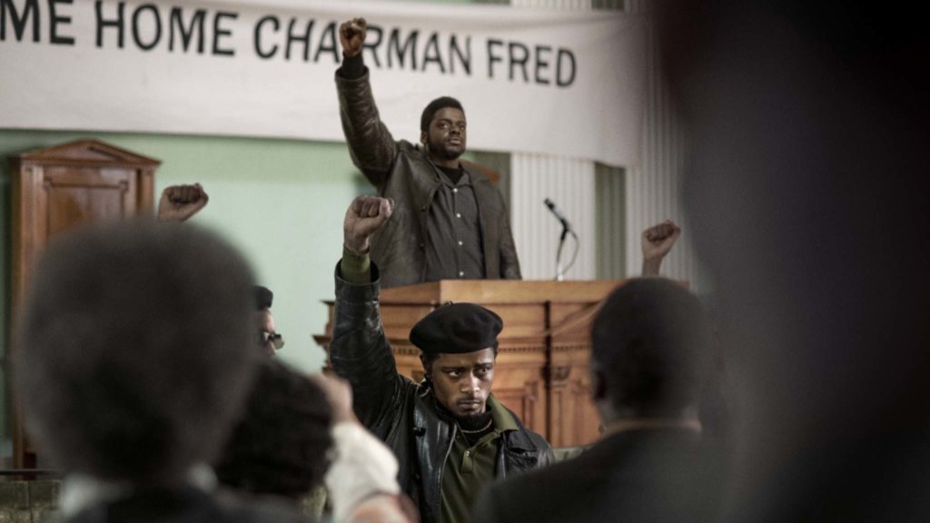 Daniel Kaluuya as chairman Fred Hampton and LaKeith Stanfield as Bill O’Neal in Judas And The Black Messiah, directed by Shaka King. Photo: Glen Wilson. Copyright: 2019 Warner Bros. Entertainment Inc. All Rights Reserved.