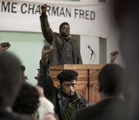 Daniel Kaluuya as chairman Fred Hampton and LaKeith Stanfield as Bill O’Neal in Judas And The Black Messiah, directed by Shaka King. Photo: Glen Wilson. Copyright: 2019 Warner Bros. Entertainment Inc. All Rights Reserved.