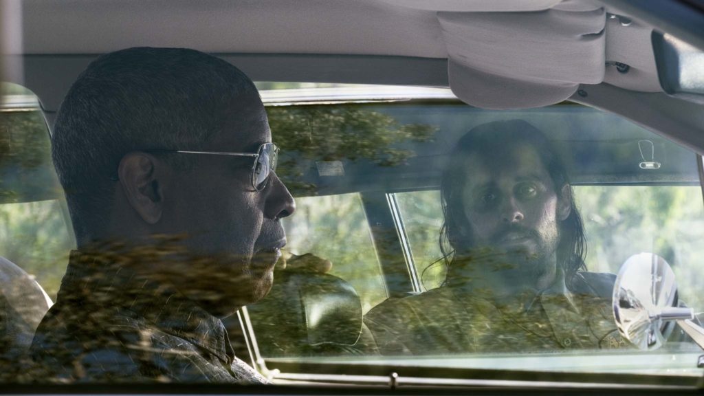 Denzel Washington as Joe “Deke” Deacon and Jared Leto as Albert Sparma in The Little Things, directed by John Lee Hancock. Photo: Nicola Goode. Copyright: 2019 Warner Bros. Entertainment Inc. All Rights Reserved.