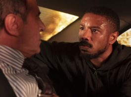 Merab Ninidze as Andre Vaseliev and Michael B Jordan as John Clark in Tom Clancy's Without Remorse, directed by Stefano Sollima. Photo: Nadka Klier. Copyright: 2020 Paramount Pictures/Amazon Studios. All Rights Reserved.