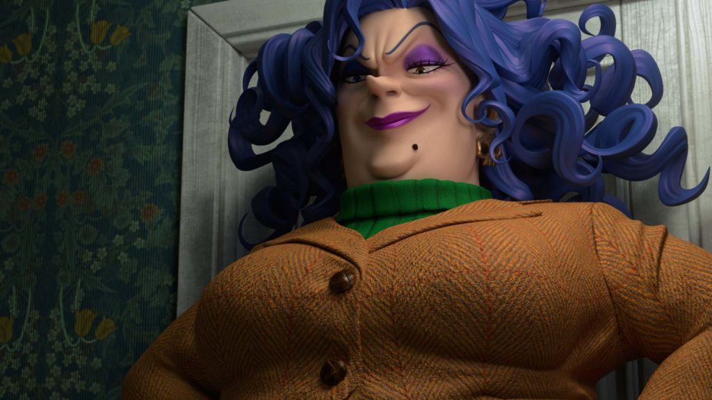 Bella Yaga the witch (voiced by Vanessa Marshall) in Earwig And The Witch, directed by Goro Miyazaki. Copyright: Elysian Film Group Distribution/Studio Ghibli. All Rights Reserved.