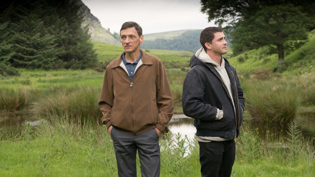 John Hawkes and Logan Lerman in End Of Sentence, directed by Elfar Adalsteins. Copyright: Blue Finch Film Releasing. All Rights Reserved.