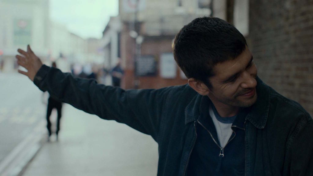 Ben Whishaw as Joseph in Surge, directed by Aneil Karia. Copyright: Vertigo Releasing. All Rights Reserved.