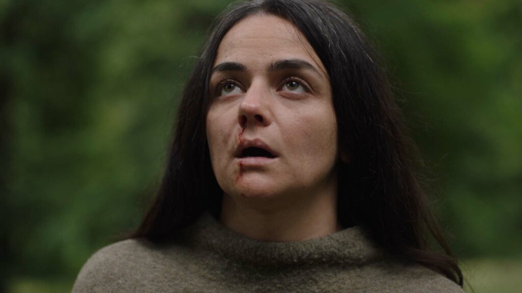 Hayley Squires as Olivia Wendle in In The Earth, directed by Ben Wheatley. Copyright: Universal Pictures. All Rights Reserved.