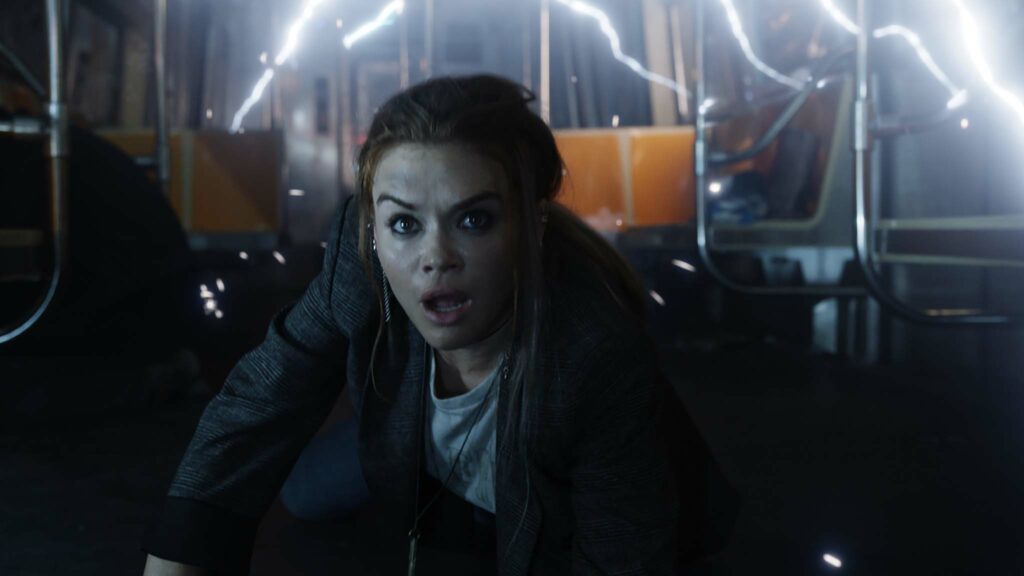 Holland Roden as Rachel in Escape Room: Tournament Of Champions, directed by Adam Robitel. Copyright: 2021 CTMG, Inc. All Rights Reserved.