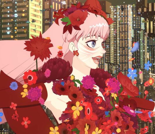 Belle (voiced by Kaho Nakamura) in Belle, directed by Mamoru Hosoda. Copyright: Anime Ltd. All Rights Reserved.