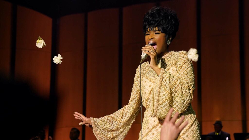 Jennifer Hudson as Aretha Franklin in Respect, directed by Liesl Tommy. Photo: Quantrell D Colbert. Copyright: 2020 Metro-Goldwyn-Mayer Pictures Inc. All Rights Reserved.