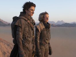 Timothee Chalamet as Paul Atreides and Rebecca Ferguson as Lady Jessica Atreides in Dune, directed by Denis Villeneuve. Photo: Chiabella James. Copyright: 2019 Warner Bros. Entertainment Inc. All Rights Reserved.