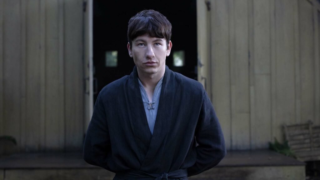 Barry Keoghan as Druig in Marvel Studios' Eternals, directed by Chloe Zhao. Photo: Sophie Mutevelian. Copyright: 2021 Marvel Studios. All Rights Reserved.