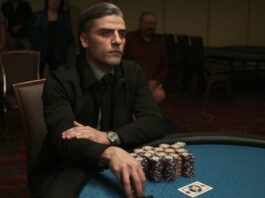 Oscar Isaac stars as William Tell in The Card Counter, directed by Paul Schrader. Photo: courtesy of Focus Features. Copyright: 2021 Focus Features, LLC. All Rights Reserved.