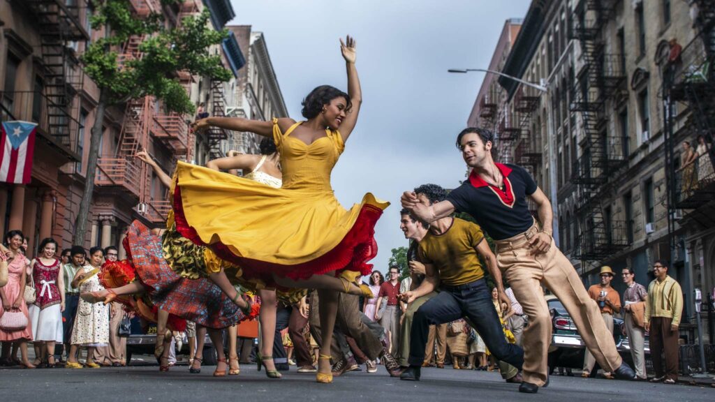 Ariana DeBose as Anita and David Alvarez as Bernardo in West Side Story, directed by Steven Spielberg. Photo: Niko Tavernise. Copyright: 2021 20th Century Studios. All Rights Reserved.