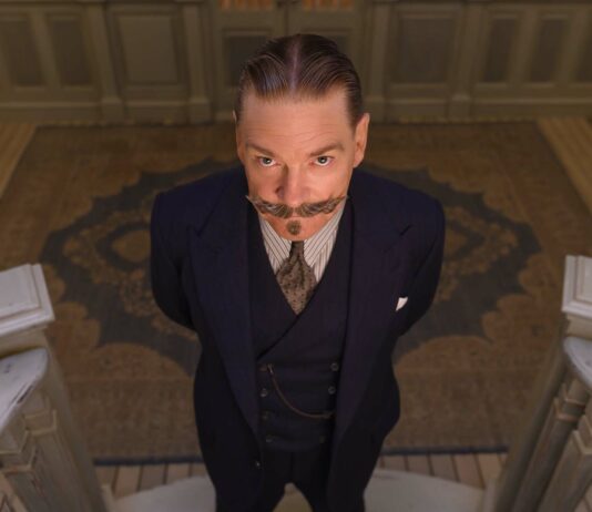 Kenneth Branagh as Hercule Poirot in Death On The Nile, directed by Branagh. Photo: Rob Youngson. Copyright: 2020 Twentieth Century Fox Film Corporation. All Rights Reserved.