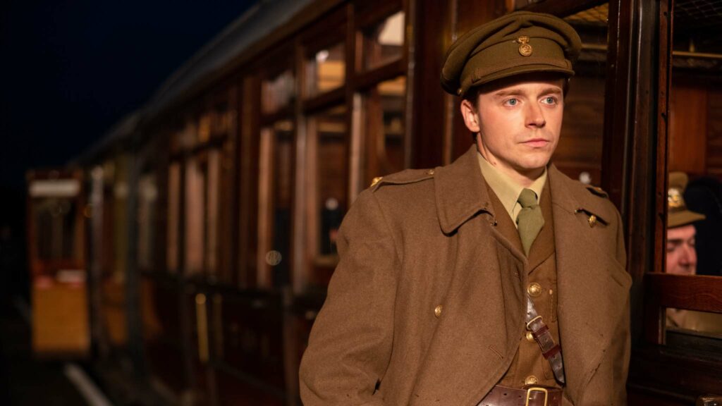 Jack Lowden as Siegfried Sassoon in Benediction, directed by Terence Davies. Photo: Laurence Cendrowicz. Copyright: UME14 Ltd/Vertigo Releasing. All Rights Reserved.