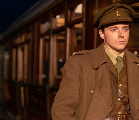 Jack Lowden as Siegfried Sassoon in Benediction, directed by Terence Davies. Photo: Laurence Cendrowicz. Copyright: UME14 Ltd/Vertigo Releasing. All Rights Reserved.