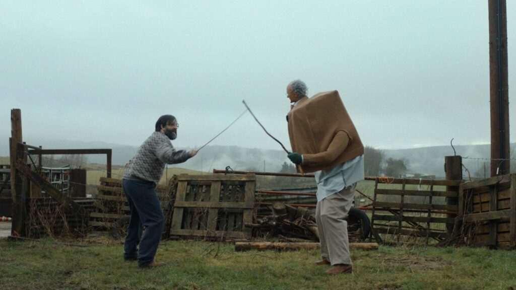 David Earl as Brian and Chris Hayward as Charles in Brian And Charles, directed by Jim Archer. Copyright: Brian And Charles Film Ltd/Channel Four Television Corporation/The British Film Institute. All Rights Reserved.