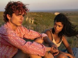 Timothee Chalamet as Lee and Taylor Russell as Maren in Bones And All, directed by Luca Guadagnino. Photo: Yannis Drakoulidis. Copyright: 2022 Metro-Goldwyn-Mayer Pictures Inc. All Rights Reserved.