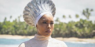 Angela Bassett as Ramonda in Black Panther: Wakanda Forever, directed by Ryan Coogler. Photo: Annette Brown. Copyright: 2022 Marvel Studios. All Rights Reserved.