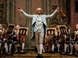 Kelvin Harrison Jr as Joseph Bologne in Chevalier, directed by Stephen Williams. Photo: Larry Horricks. Copyright: 20th Century Studios. All Rights Reserved.