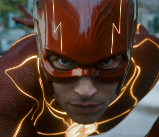 Eza Miller as Barry Allen/The Flash in The Flash, directed by Andy Muschietti. Copyright: Warner Bros. Entertainment Inc. All Rights Reserved.