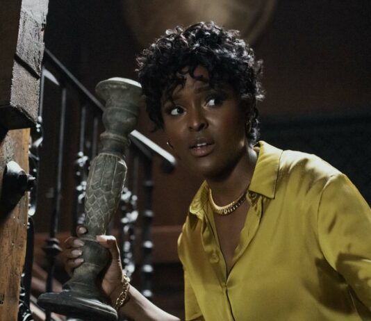 Antoinette Robertson as Lisa iin The Blackening, directed by Tim Story. Photo: Glen Wilson. Copyright: Lionsgate. All Rights Reserved.