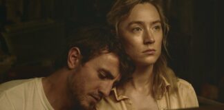 Paul Mescal as Junior and Saoirse Ronan as Henrietta in Foe, directed by Garth Davis. Copyright: Met Film Distribution. All Rights Reserved.