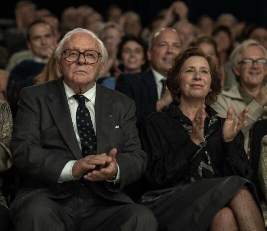 Anthony Hopkins as Nicholas Winton in One Life directed by James Hawes. Photo: Peter Mountain. Copyright: See-Saw Films. All Rights Reserved.