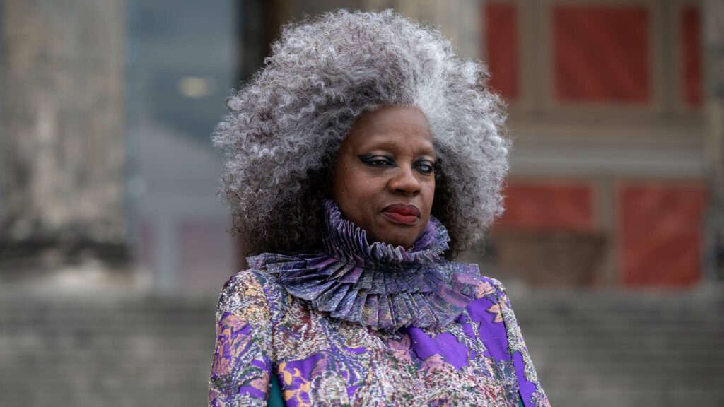 Viola Davis as Dr Volumnia Gaul in The Hunger Games: The Ballad Of Songbirds & Snakes, directed by Francis Lawrence. Photo: Murray Close. Copyright: Lionsgate. All Rights Reserved.