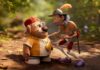 DJ Doggy Dog (voiced by Jordan Baird) and Don (Dakota West) in The Inseparables, directed by Jeremie Degruson. Copyright: Signature Entertainment. All Rights Reserved.