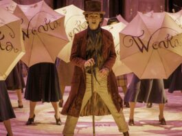 Timothee Chalamet Willy Wonka in Wonka, directed by Paul King. Photo: Jaap Buittendijk. Copyright: Warner Bros. Entertainment Inc. All Rights Reserved.