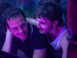 Andrew Scott as Adam and Paul Mescal as Harry in All Of Us Strangers, directed by Andrew Haigh. Photo: Parisa Taghizadeh. Copyright: Searchlight Pictures. All Rights Reserved.