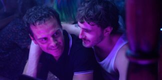 Andrew Scott as Adam and Paul Mescal as Harry in All Of Us Strangers, directed by Andrew Haigh. Photo: Parisa Taghizadeh. Copyright: Searchlight Pictures. All Rights Reserved.