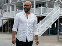 Jeffrey Wright stars as Thelonious "Monk" Ellison in American Fiction, directed by Cord Jefferson. Photo: Claire Folger. Copyright: Orion Releasing LLC. All Rights Reserved.