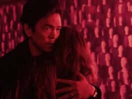 John Cho as Curtis in AfrAId, directed by Chris Weitz. Photo: Glen Wilson. Copyright: CTMG, Inc. All Rights Reserved.