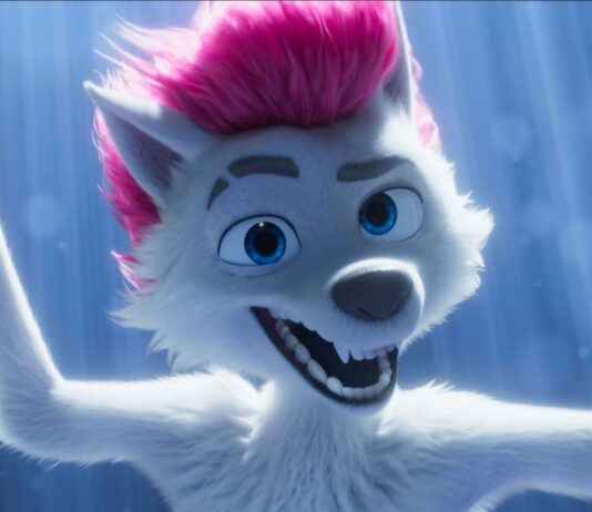 Freddy Lupin (voiced by Ilai Swindells) in 200% Wolf, directed by Alexs Stadermann. Copyright: Signature Entertainment. All Rights Reserved.