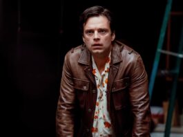 Sebastian Stan as Edward in A Different Man, directed by Aaron Schimberg. Photo: Matt Infante. Copyright: A24. All Rights Reserved.