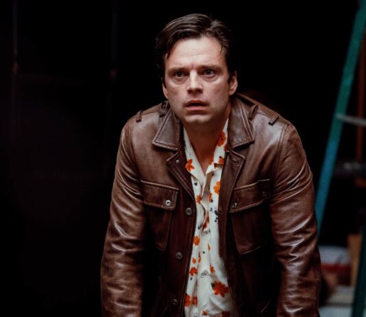 Sebastian Stan as Edward in A Different Man, directed by Aaron Schimberg. Photo: Matt Infante. Copyright: A24. All Rights Reserved.