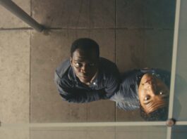 Ethan Herisse as Elwood and Brandon Wilson as Turner in Nickel Boys, directed by RaMell Ross. Copyright: Amazon Content Services LLC, courtesy of Orion Pictures. All Rights Reserved.