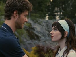 Jack Quaid as Josh and Sophie Thatcher as Iris in Companion, directed by Drew Hancock. Copyright: Warner Bros. Entertainment Inc. All Rights Reserved.