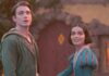 Andrew Burnap as Jonathan and Rachel Zegler as Snow White in Snow White, directed by Giles Keyte. Photo: Giles Keyte. Copyright: Disney Enterprises, Inc. All Rights Reserved.