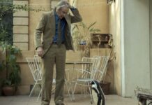 Steve Coogan as Tim Michell in The Penguin Lessons, directed by Peter Cattaneo. Photo: Andrea Resmini. Copyright: Lionsgate. All Rights Reserved.
